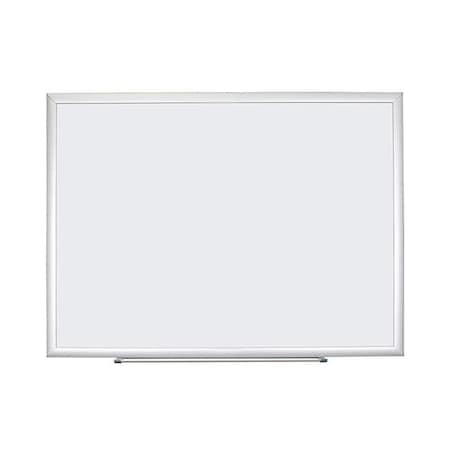 Dry Erase Board; 23 X 17 Inches; Melamine Surface; Silver Aluminum Frame